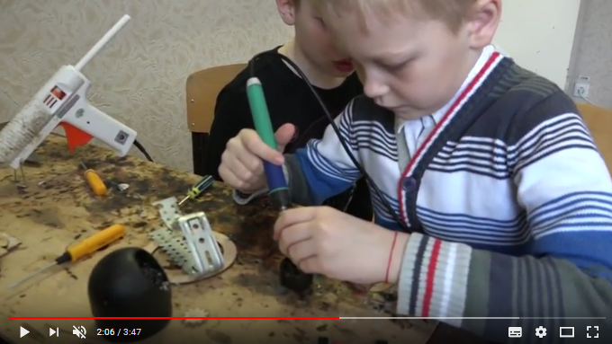 дети - разрабатываем робота на гироскопе